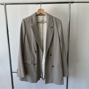 Checked blazer from aritzia.